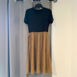 Zattcas Women Summer Dress Short Sleeve Casual Work Outfits Midi Dress